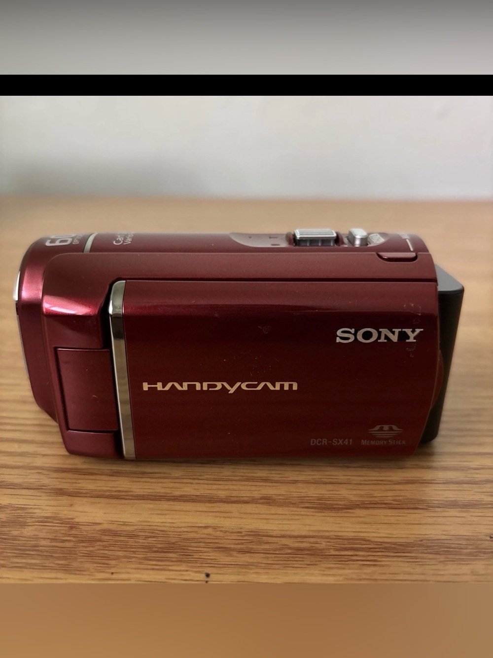 *Sony Handycam *DCR-SX41 Red *60x Optical Zoom Digital Camcorder *Tested